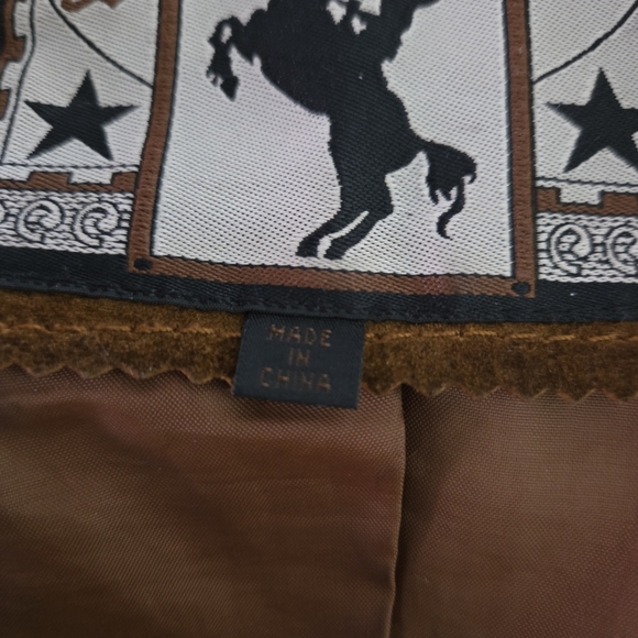 Winlet Western Cowgirl Vintage Fringe Leather Jacket - damaged see pics - Picture 13 of 16